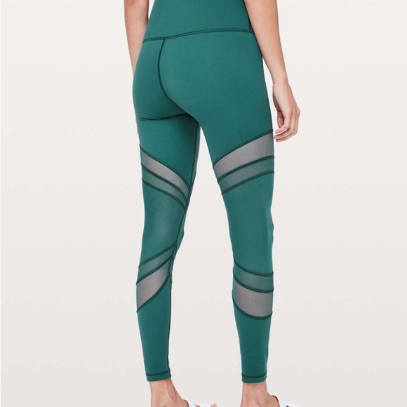 Lululemon Seek The Heat Tight *28" Green Jasper Size 8 - Picture 12 of 13
